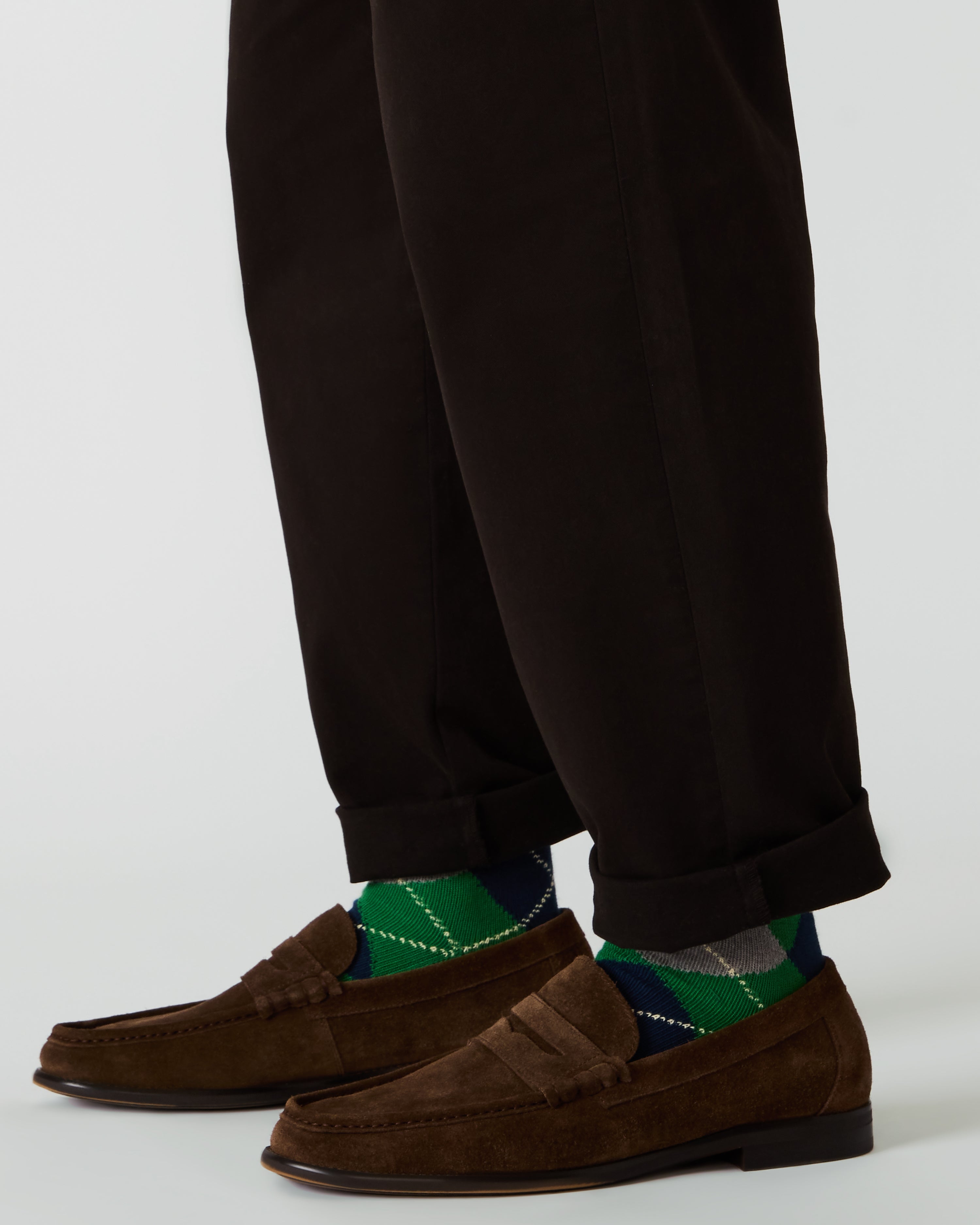 HUCKLE NAVY SUEDE