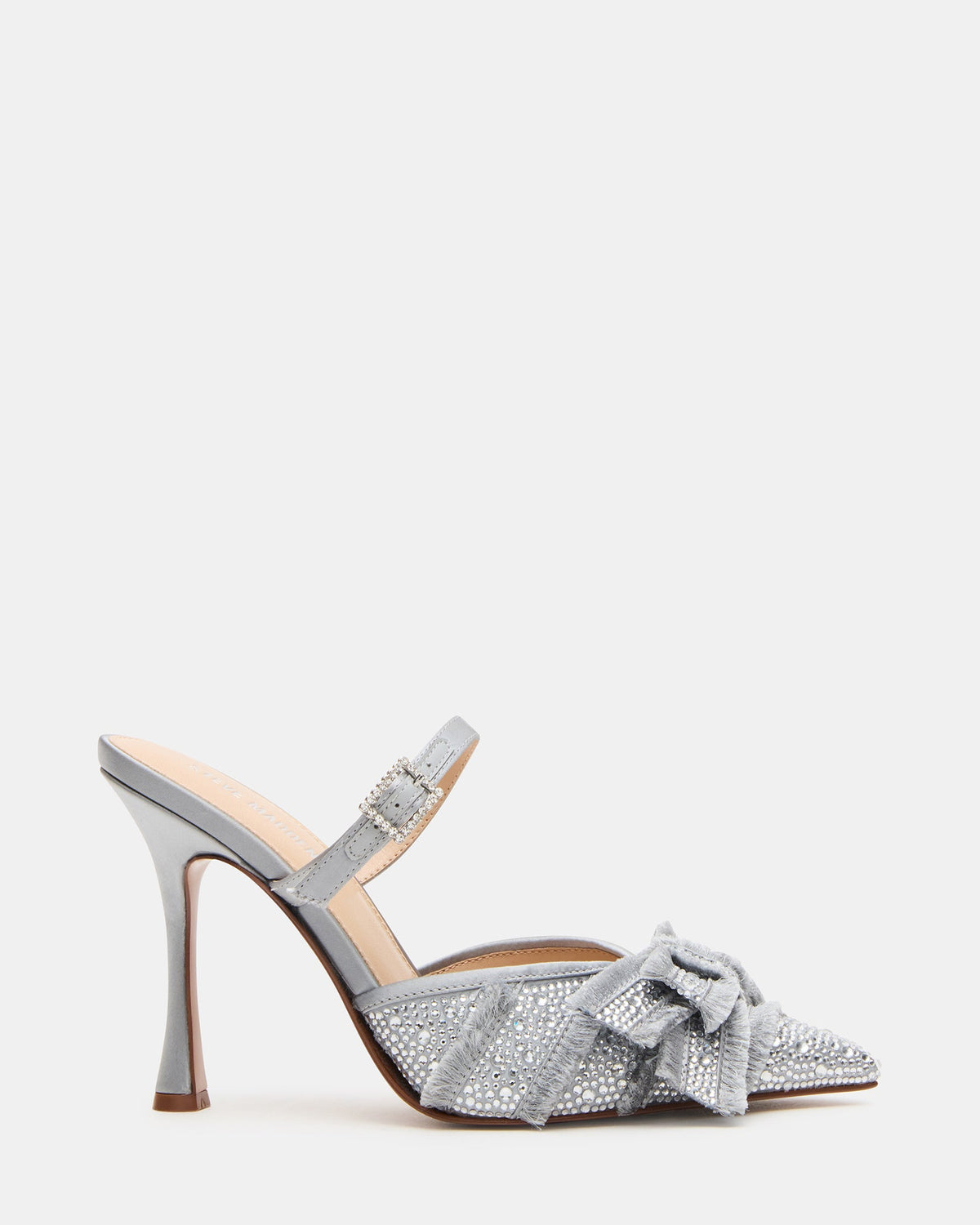 BAYLIN GREY SATIN RHINESTONES