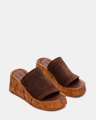 CELLAR BROWN SUEDE
