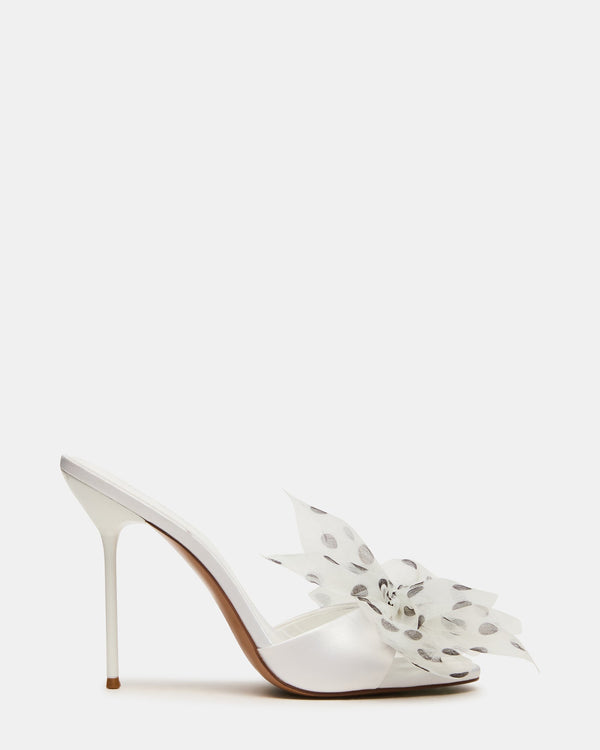 DAVINA TULLE WHITE/BLACK POLKA DOT