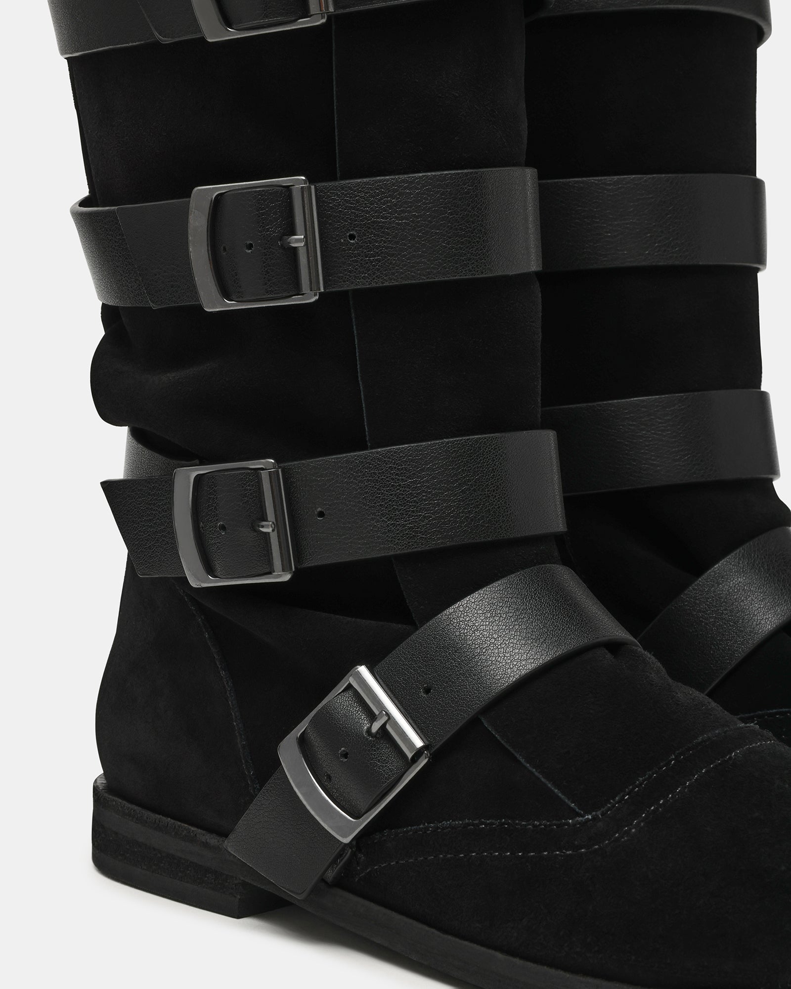 INDIO BLACK SUEDE