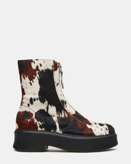 JONES BROWN COW PRINT